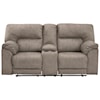 Benchcraft Cavalcade Double Reclining Loveseat with Console