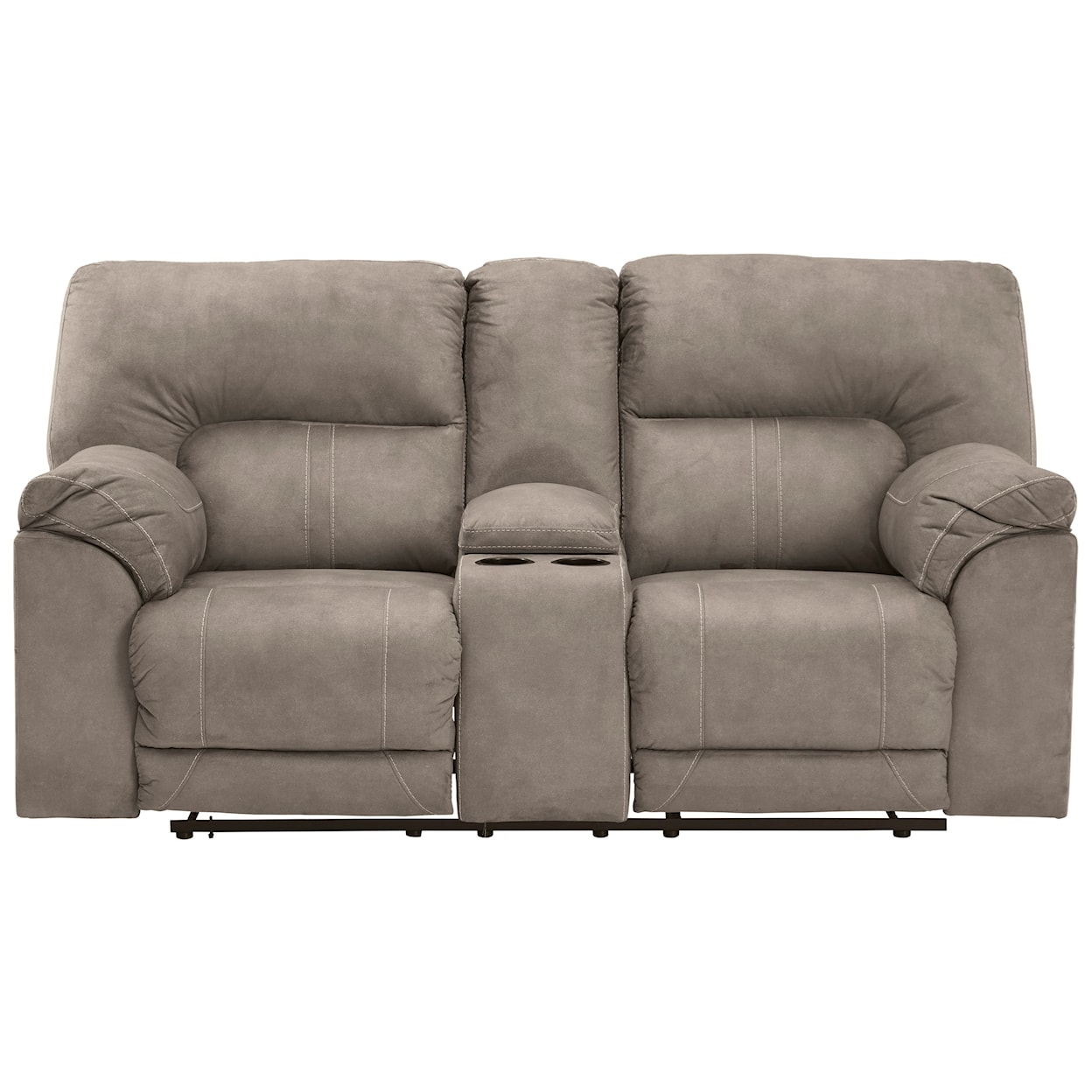 Benchcraft by Ashley Cavalcade Double Reclining Loveseat with Console