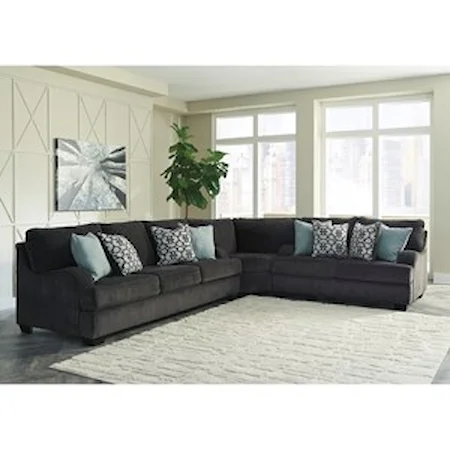 Sectional Sofa with English Arms