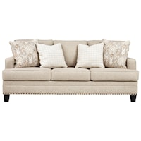 Transitional Sofa with Nailhead Trim