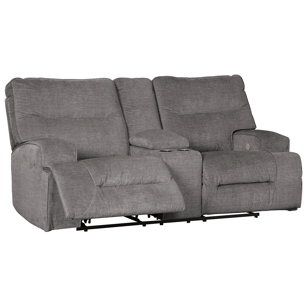 Benchcraft Coombs Ashh 4530296 Contemporary Double Reclining Power