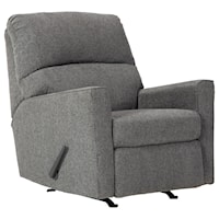 Casual Contemporary Rocker Recliner