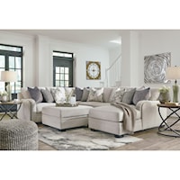 4pc Sectional and ottoman