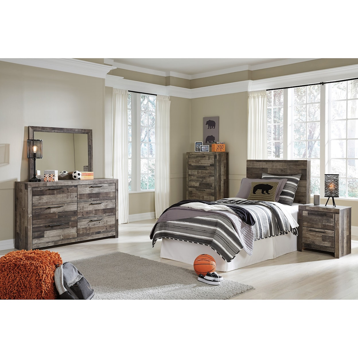 Benchcraft Derekson Twin Panel Headboard