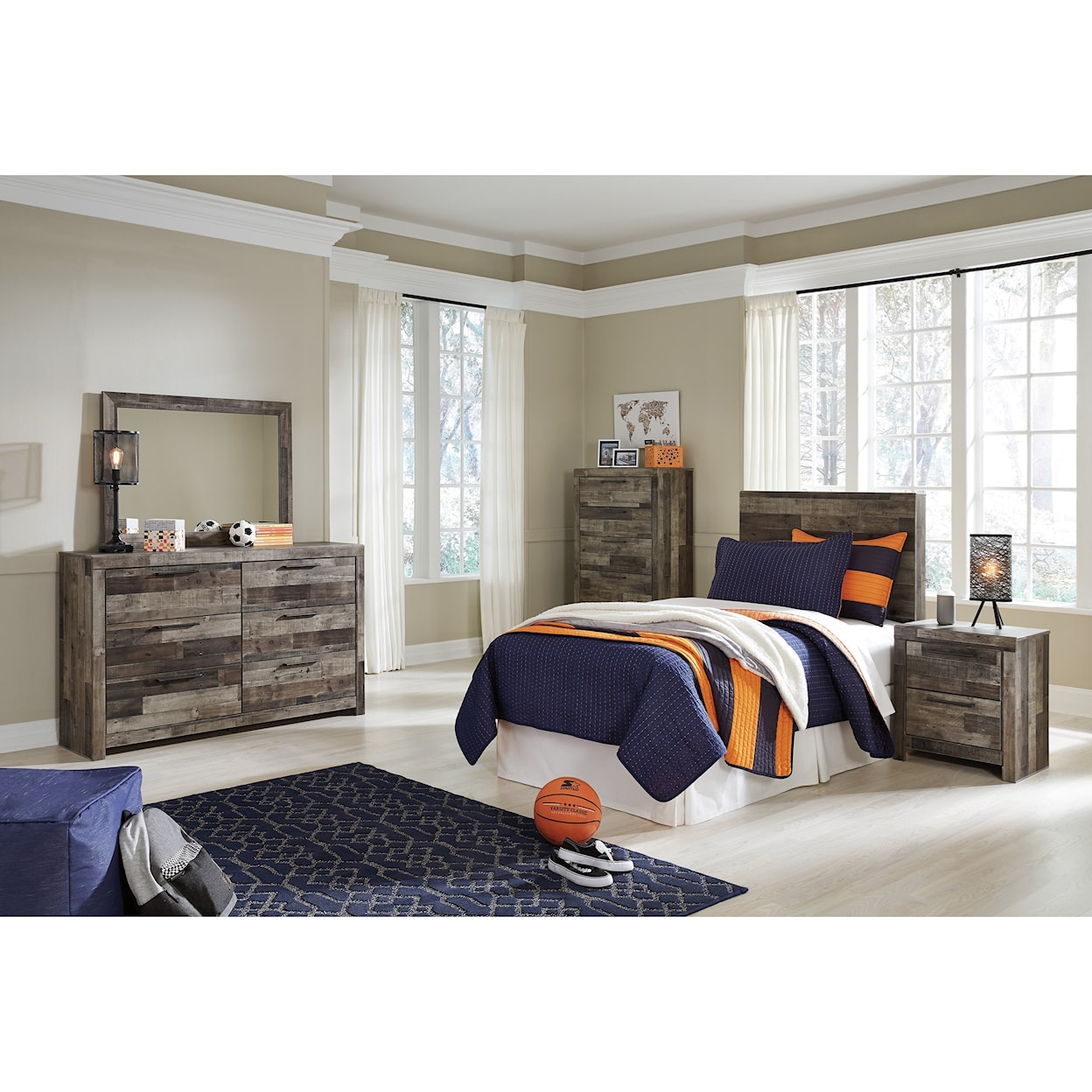 Benchcraft Derekson Twin Panel Headboard