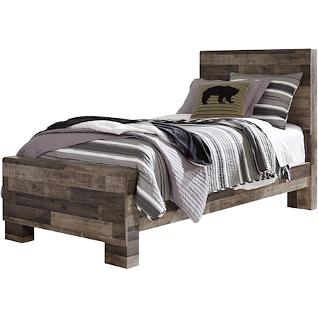 Rustic Modern Twin Panel Bed