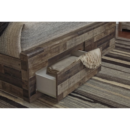Queen Storage Bed with 6 Drawers