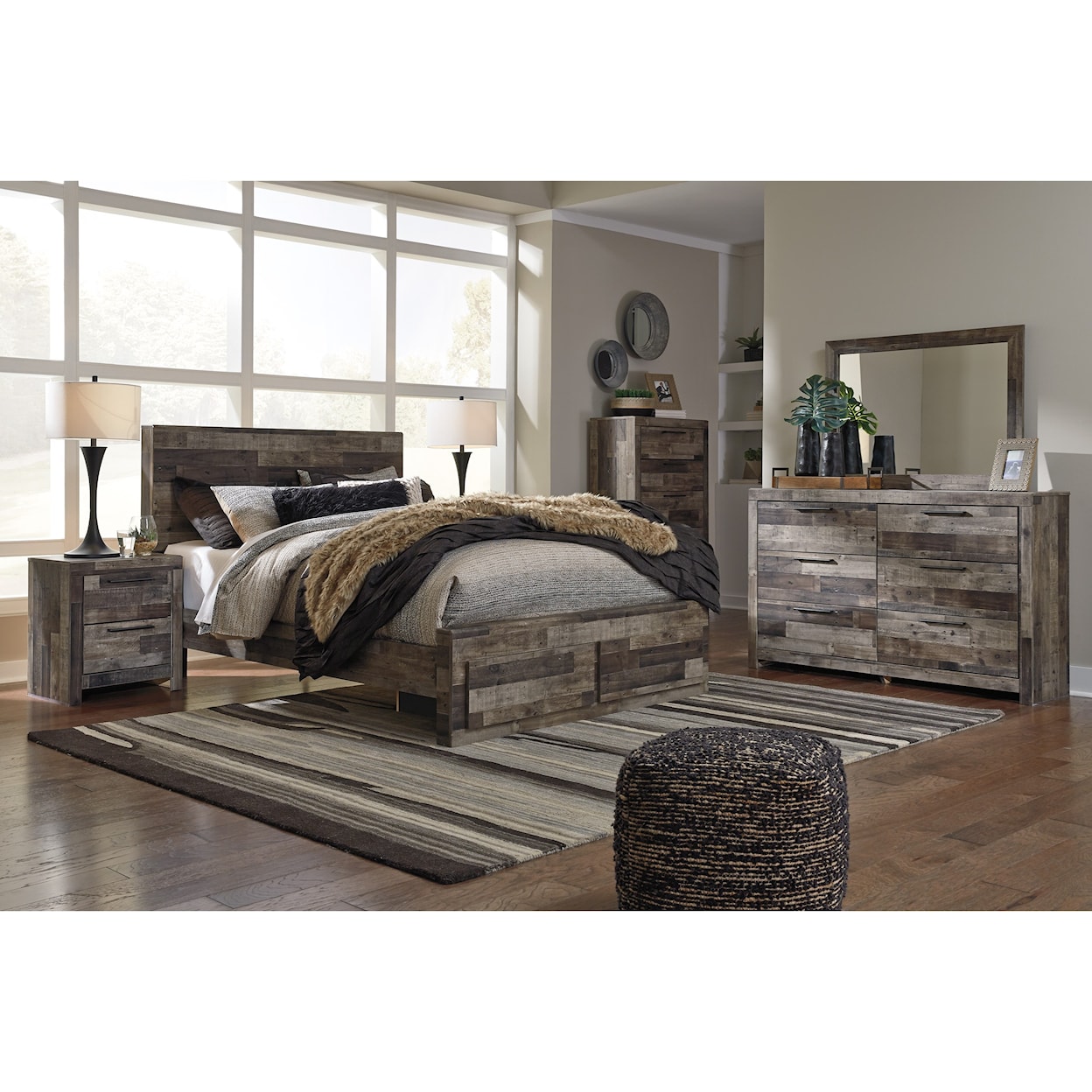 Ashley Furniture Benchcraft Derekson Queen Storage Bed
