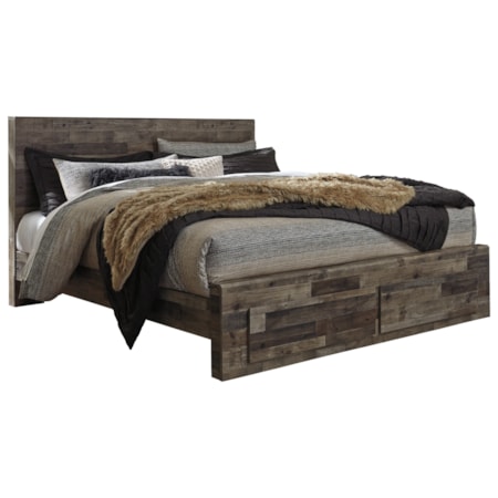King Storage Bed