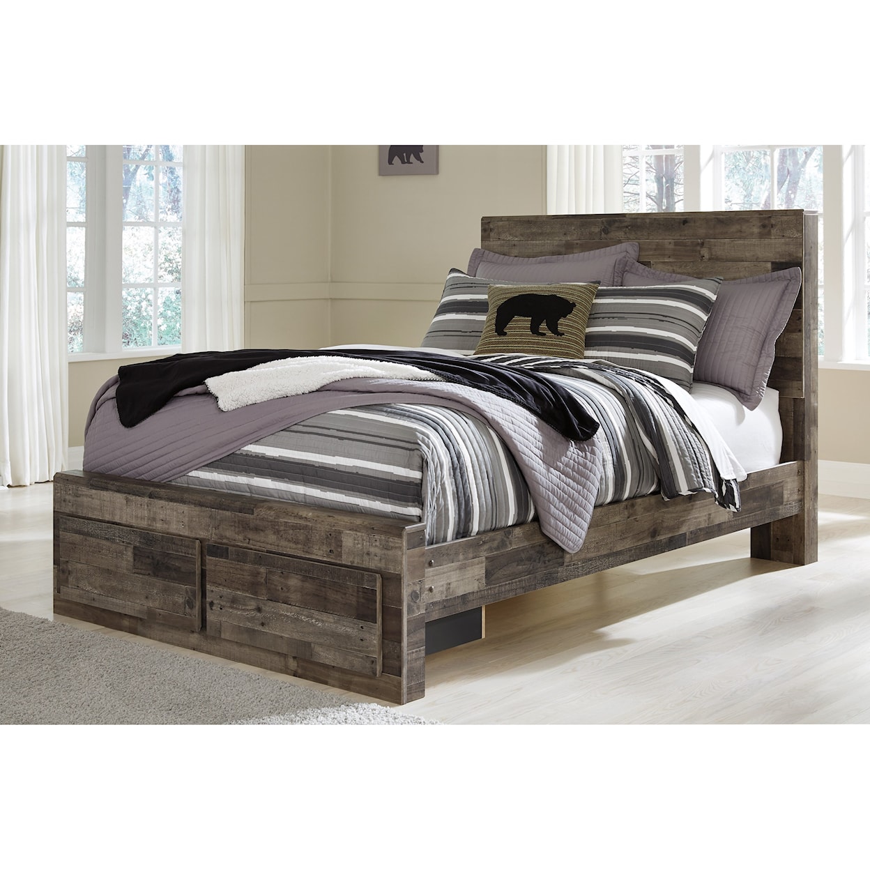 Ashley Furniture Benchcraft Derekson Full Storage Bed