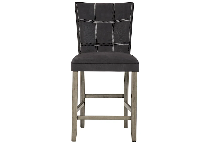 Dontally Upholstered Barstool by Benchcraft at Miller Waldrop Furniture and Decor
