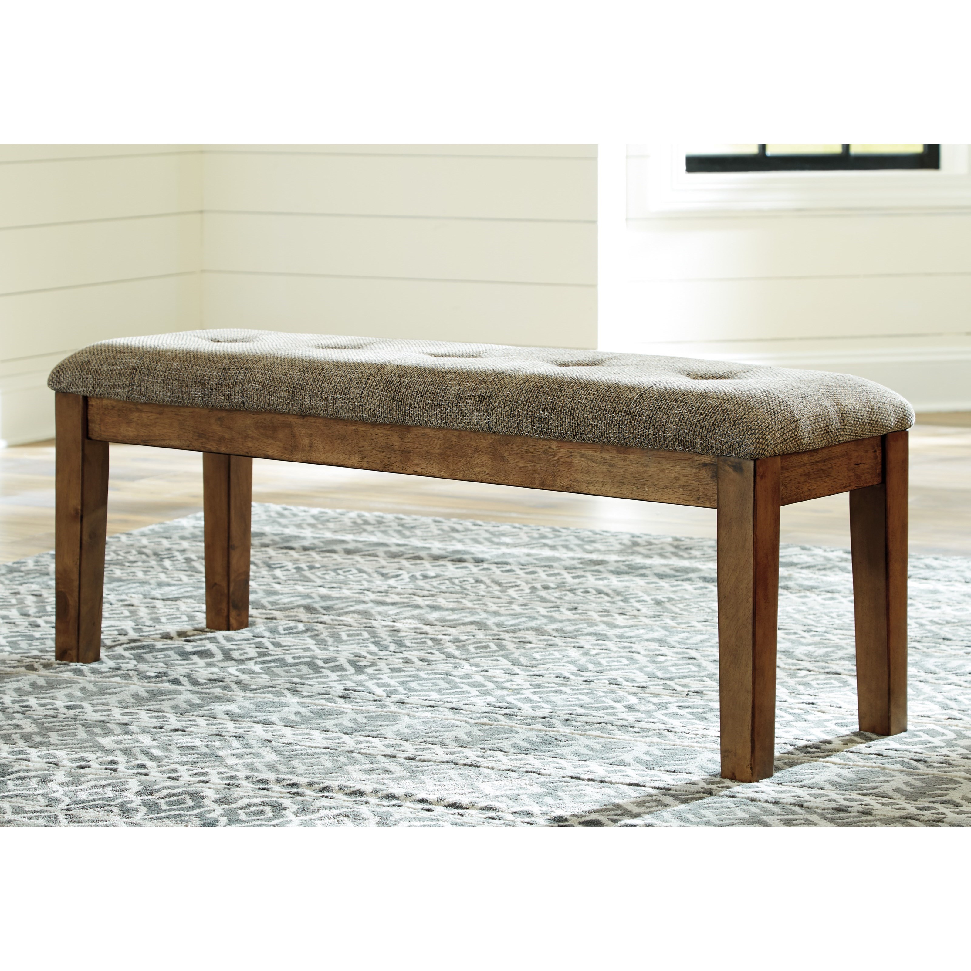 Large Upholstered Dining Room Bench