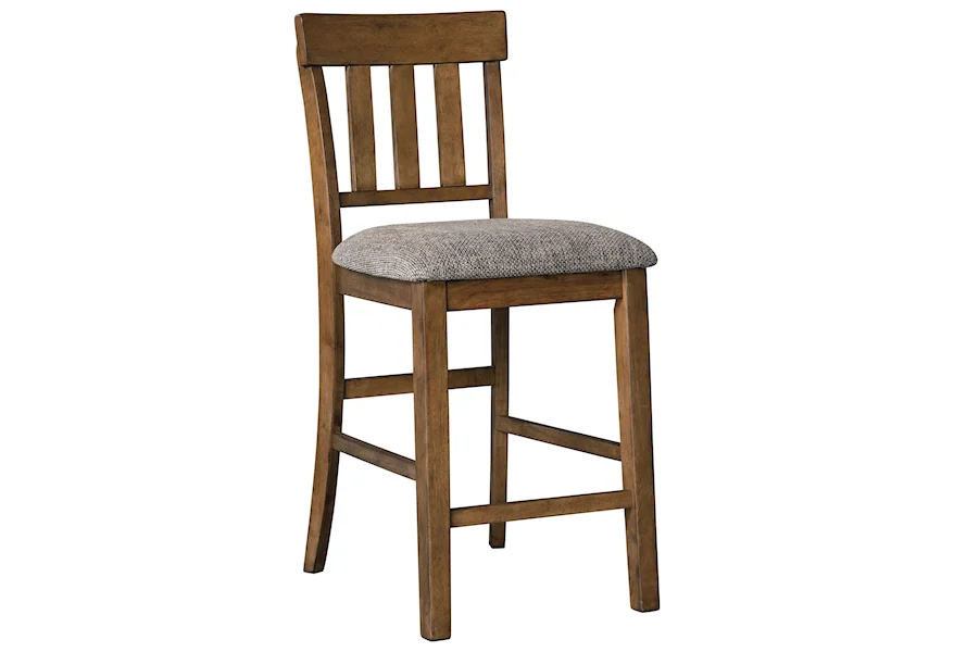 Flaybern Upholstered Barstool by Benchcraft at Johnny Janosik