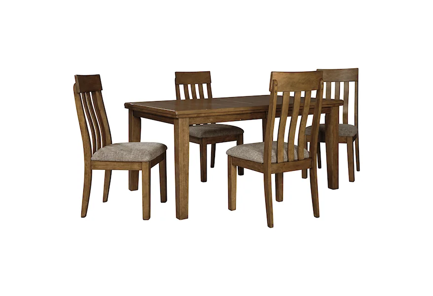 Flaybern 5-Piece Table and Chair Set by Benchcraft at VanDrie Home Furnishings