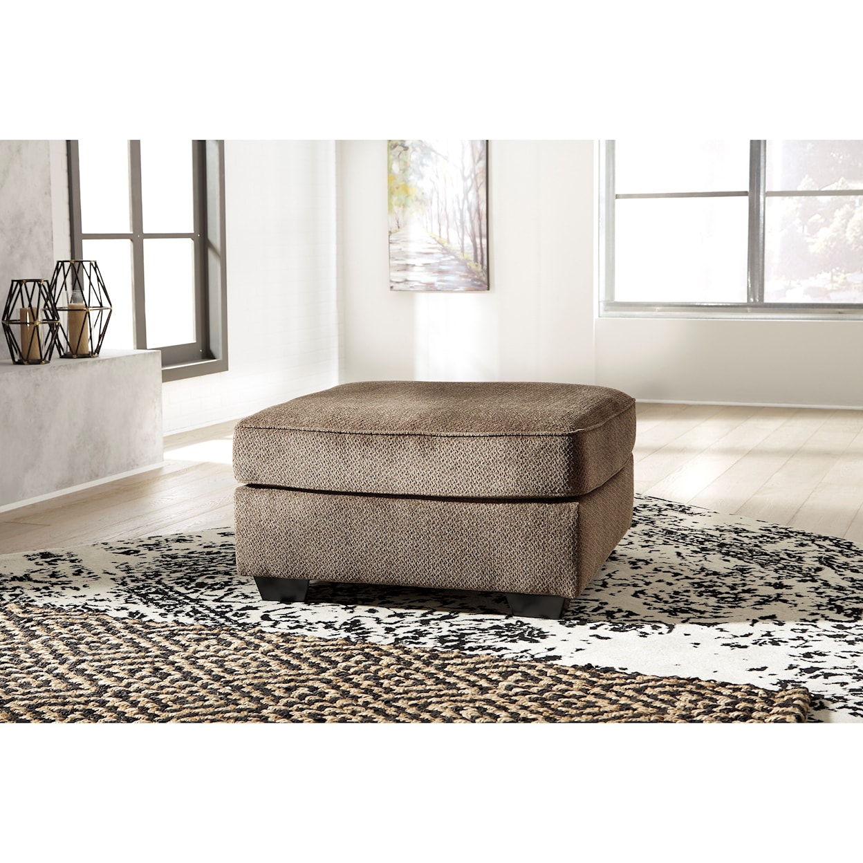 Ashley Graftin Oversized Accent Ottoman