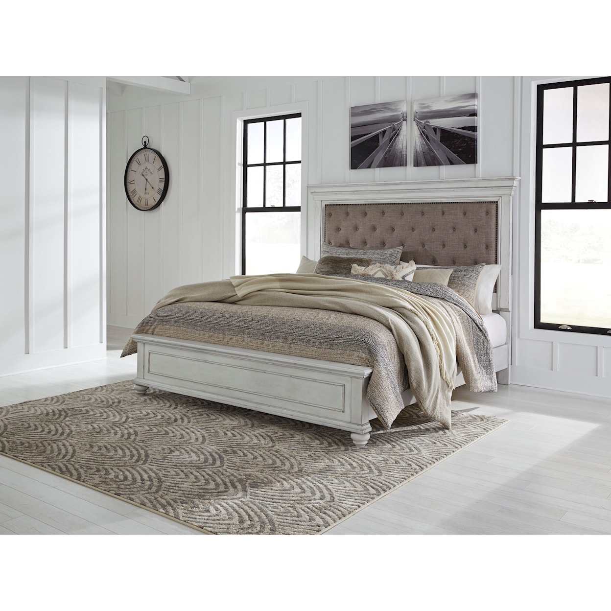 Ashley Kanwyn California King Upholstered Bed