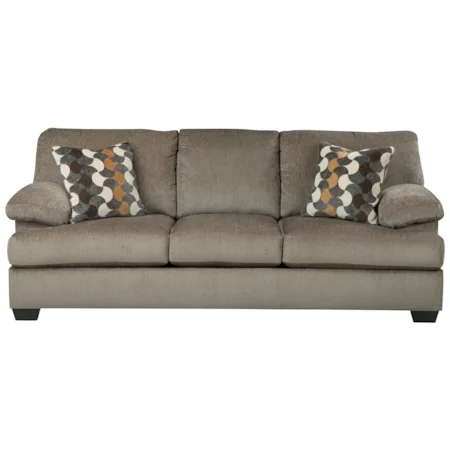 Contemporary Sofa with Pillow Arms