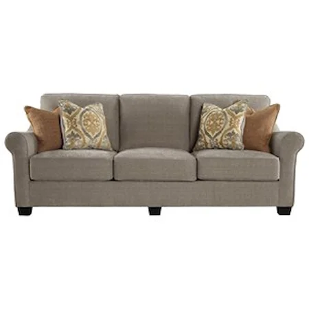 Contemporary Sofa with Reversible UltraPlush Seat Cushions
