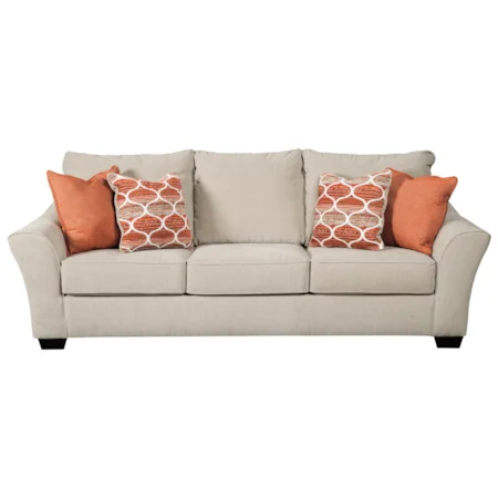 Queen Size Sofa Sleeper in Performance Fabric