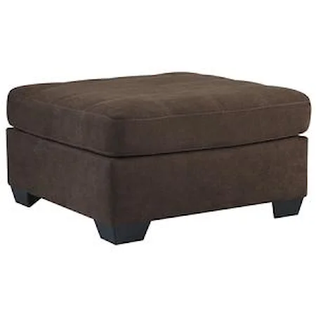 Contemporary Square Oversized Accent Ottoman