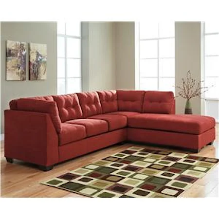 2-Piece Sectional w/ Sleeper Sofa & Right Chaise