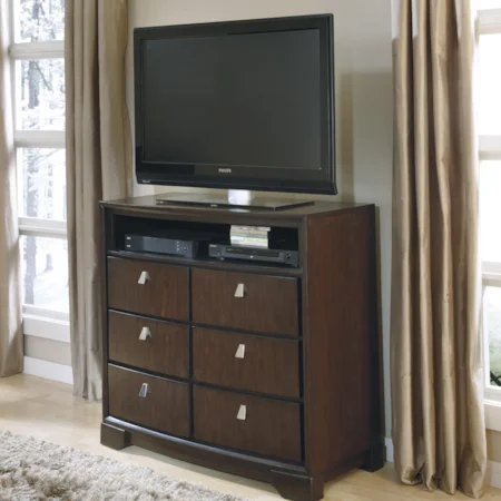 Birch Contemporary Media Chest