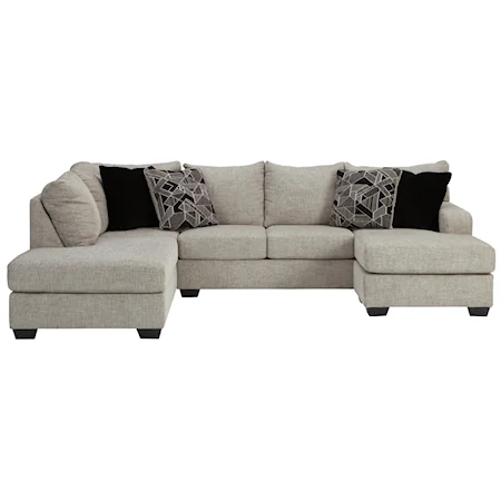 U-Shaped Sectional with Two Chaises