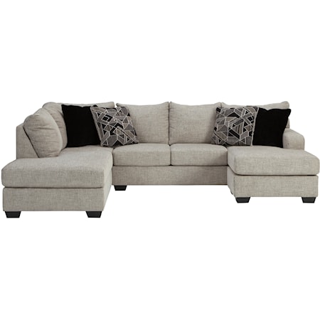 U-Shaped Sectional with Two Chaises