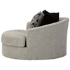 Ashley Furniture Benchcraft Megginson Oversized Round Swivel Chair