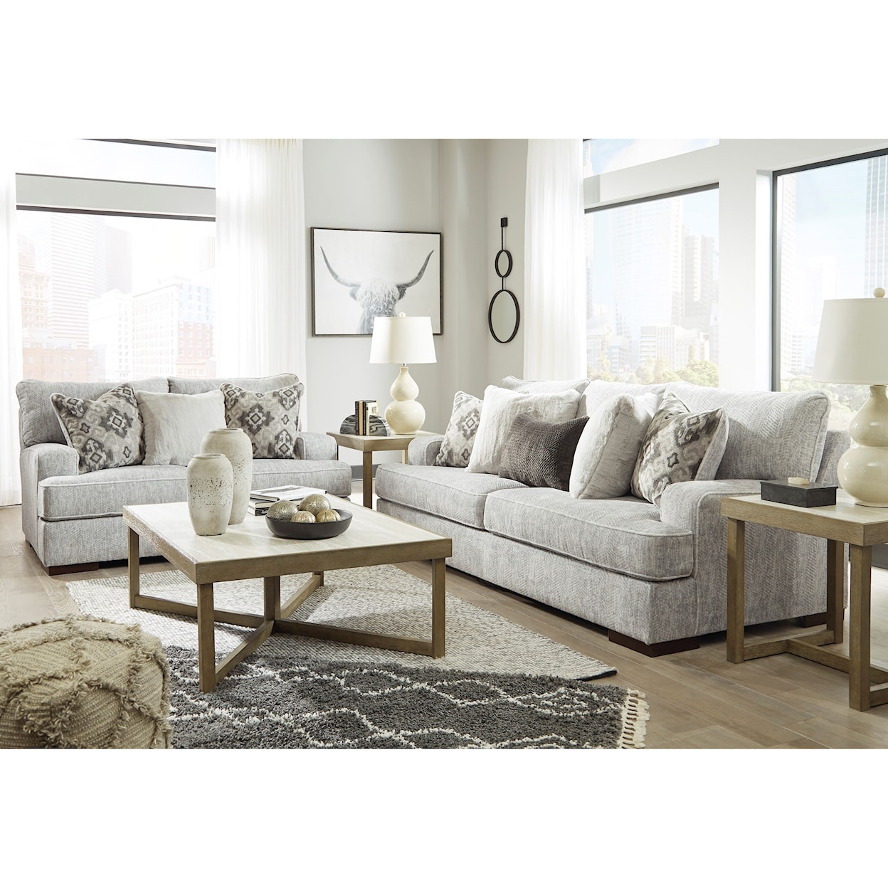 Ashley Mercado 2-Piece Living Room Set