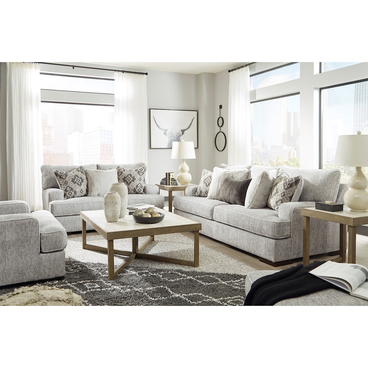 Ashley Mercado 3-Piece Living Room Set