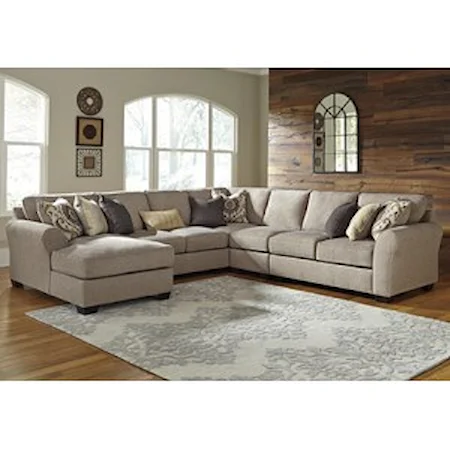 5-Piece Sectional with Chaise