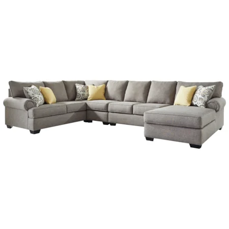 Casual 4-Piece Sectional