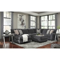 3pc Sectional and ottoman 