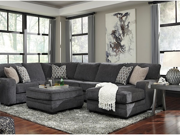 2pc Sectional and ottoman