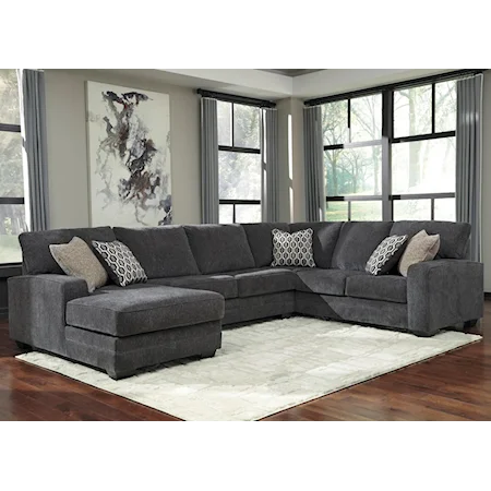 Contemporary Sectional with Left Chaise