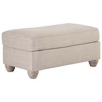 Ottoman with Bun Feet