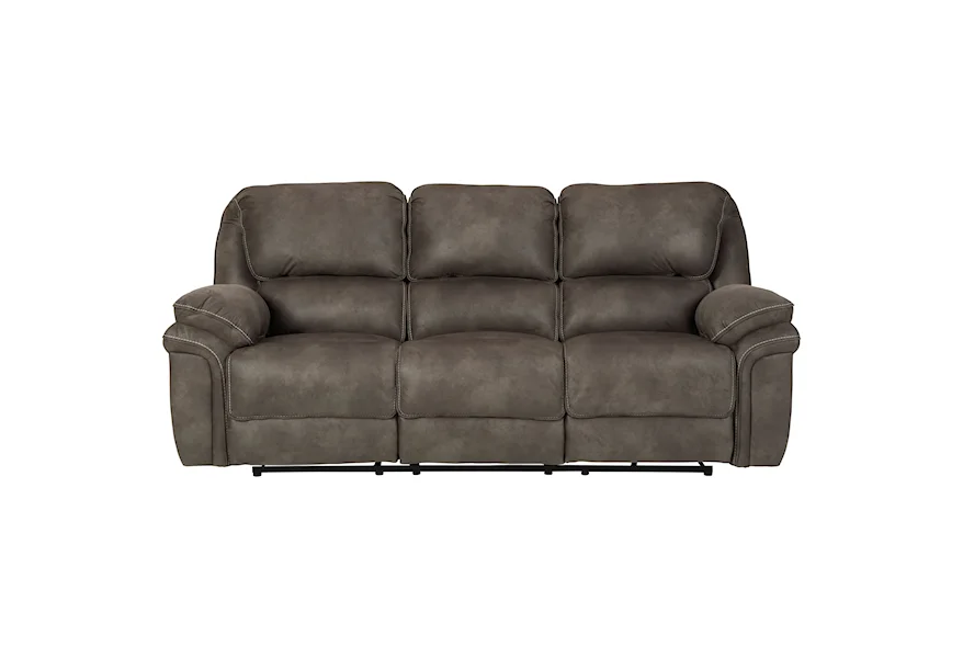 Trementon Reclining Power Sofa by Benchcraft at Malouf Furniture Co.