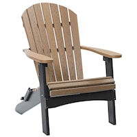 Customizable Folding Adirondack Chair