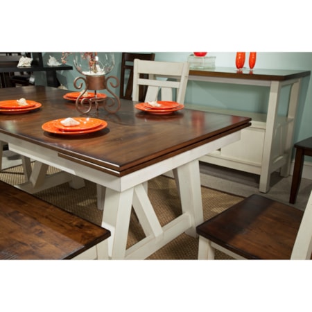 6-Piece Table Set with Bench
