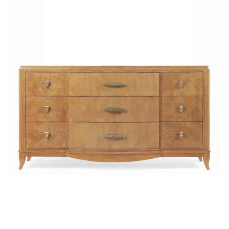 Nine Drawer Triple Dresser