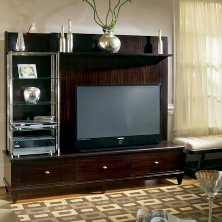 Entertainment Center Console, Deck, and Display Cabinet Deck