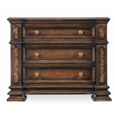 Nighstand With Three Drawers