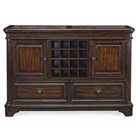 Server with Stone Top Inserts