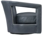 Bernhardt Alana Contemporary Swivel Chair with Nailheads