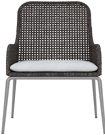 Outdoor/Indoor Wicker Arm Chair