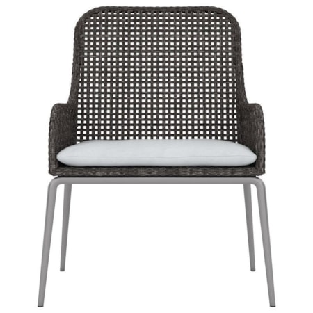 Outdoor/Indoor Wicker Arm Chair