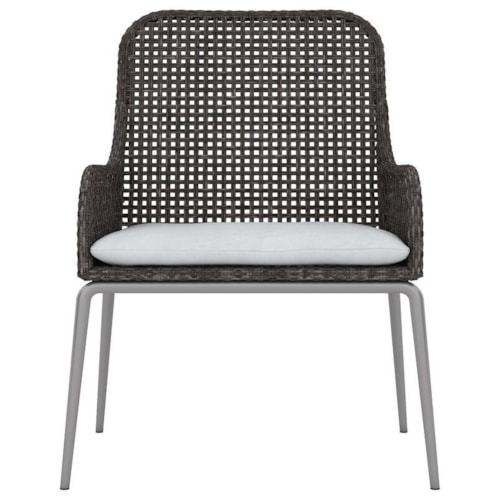 Modern Outdoor/Indoor Wicker Arm Chair