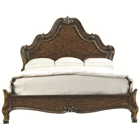 Queen Grandly-Scaled Platform Bed