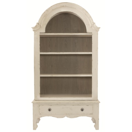 Display Cabinet with 3 Shelves and Drawer